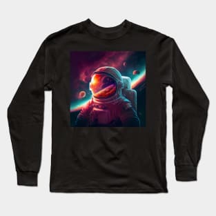 An Astronaut explores the galaxy Long Sleeve T-Shirt